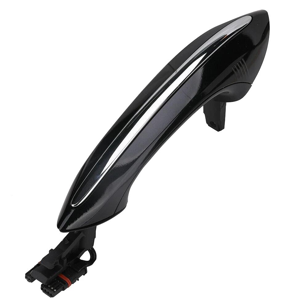 For BMW 5 6 7 Series F07 F10 F11 F06 F12 F13 F01 F02 4X Black Outer Outside Exterior Comfort Access Door Handle Set 51217231931
