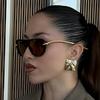 Ladies Sunglasses, Fashion Knot Double Beam Sunglasses