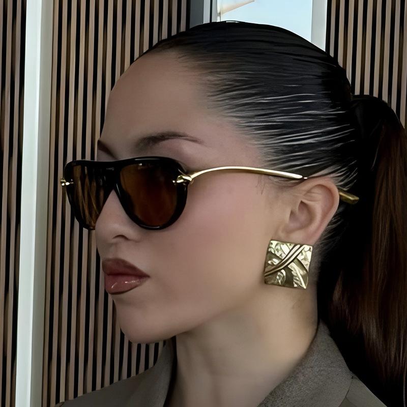 Ladies Sunglasses, Fashion Knot Double Beam Sunglasses