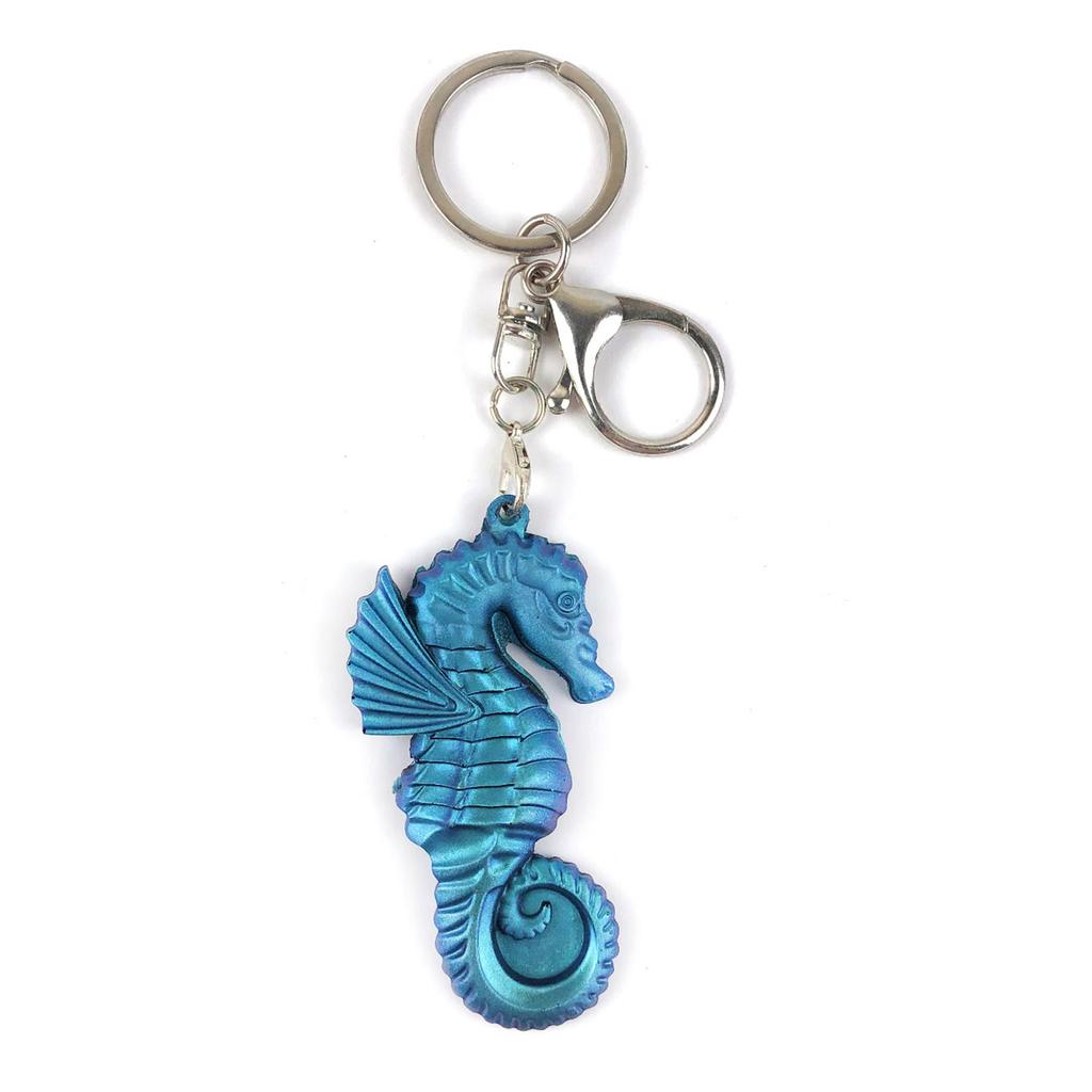 Glossy Christmas Seahorse Ornaments Silicone Epoxy Resin Mold DIY Keychain Pendant Jewelry for Valentines Gift Craft