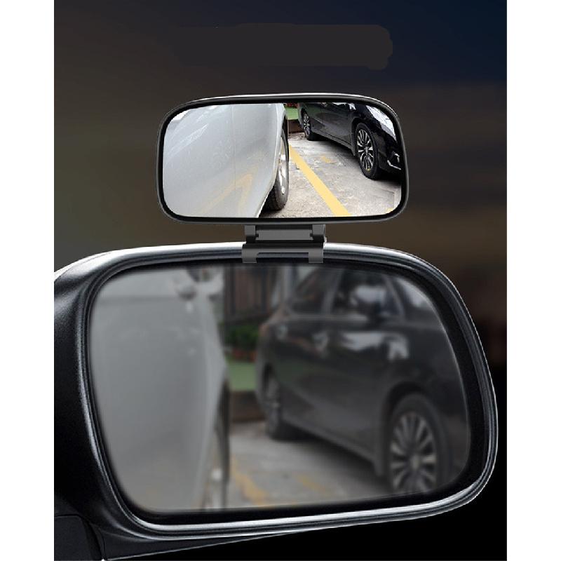 Adjustable Wide Angle Parking Auxiliary Blind Spot Side Rear Mirrors Universal
