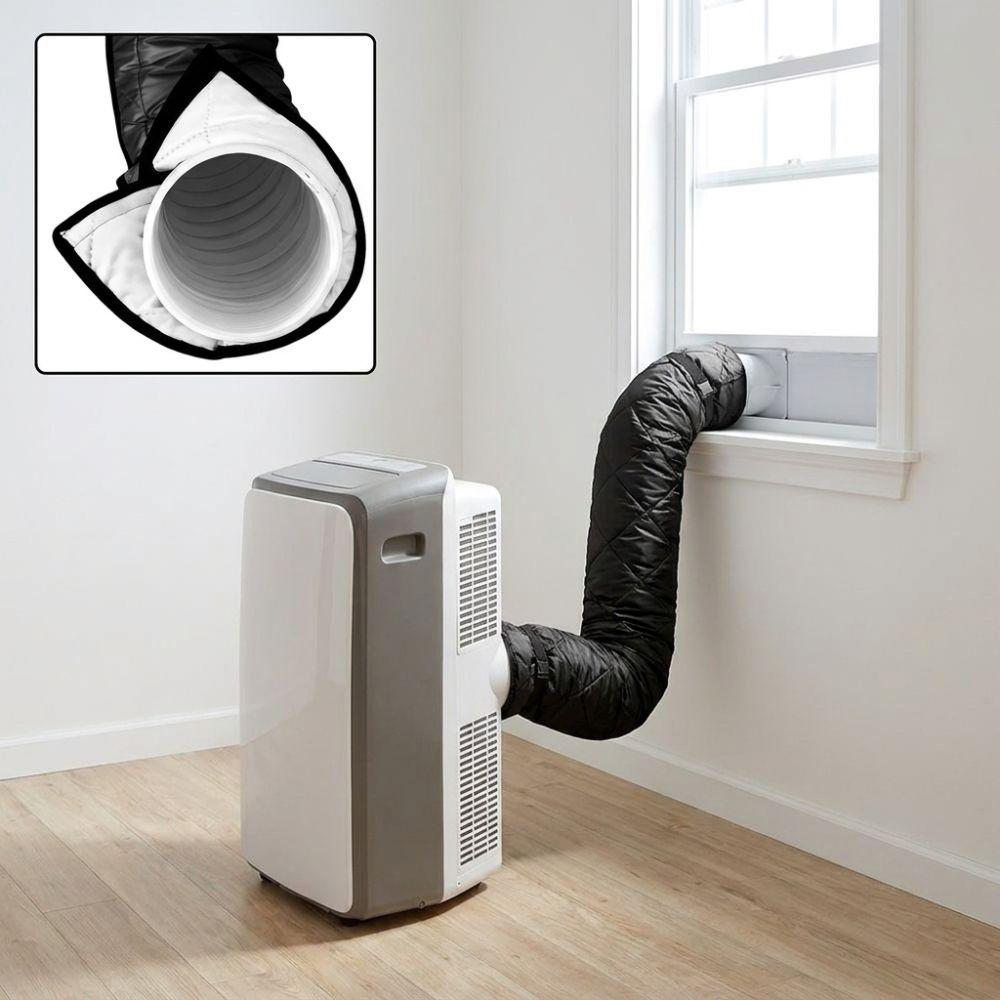 Adjustable AC Hose Insulation Cover Heat Insulated Pipe Wrap Air Conditioner Parts