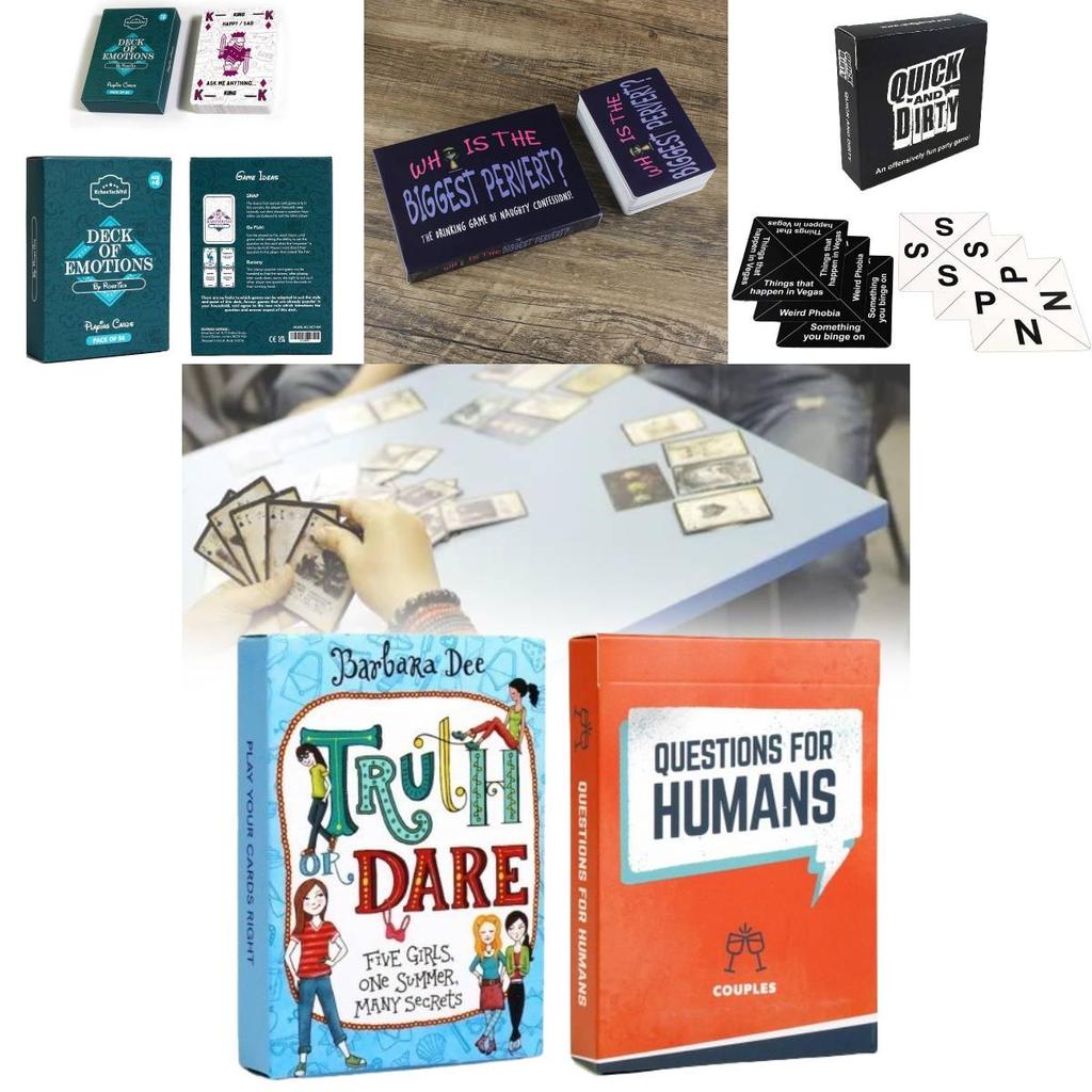 Deck Of Emotions Fragen Für Menschen Perverses Kartenspiel Für Lustige Zusammenkünfte