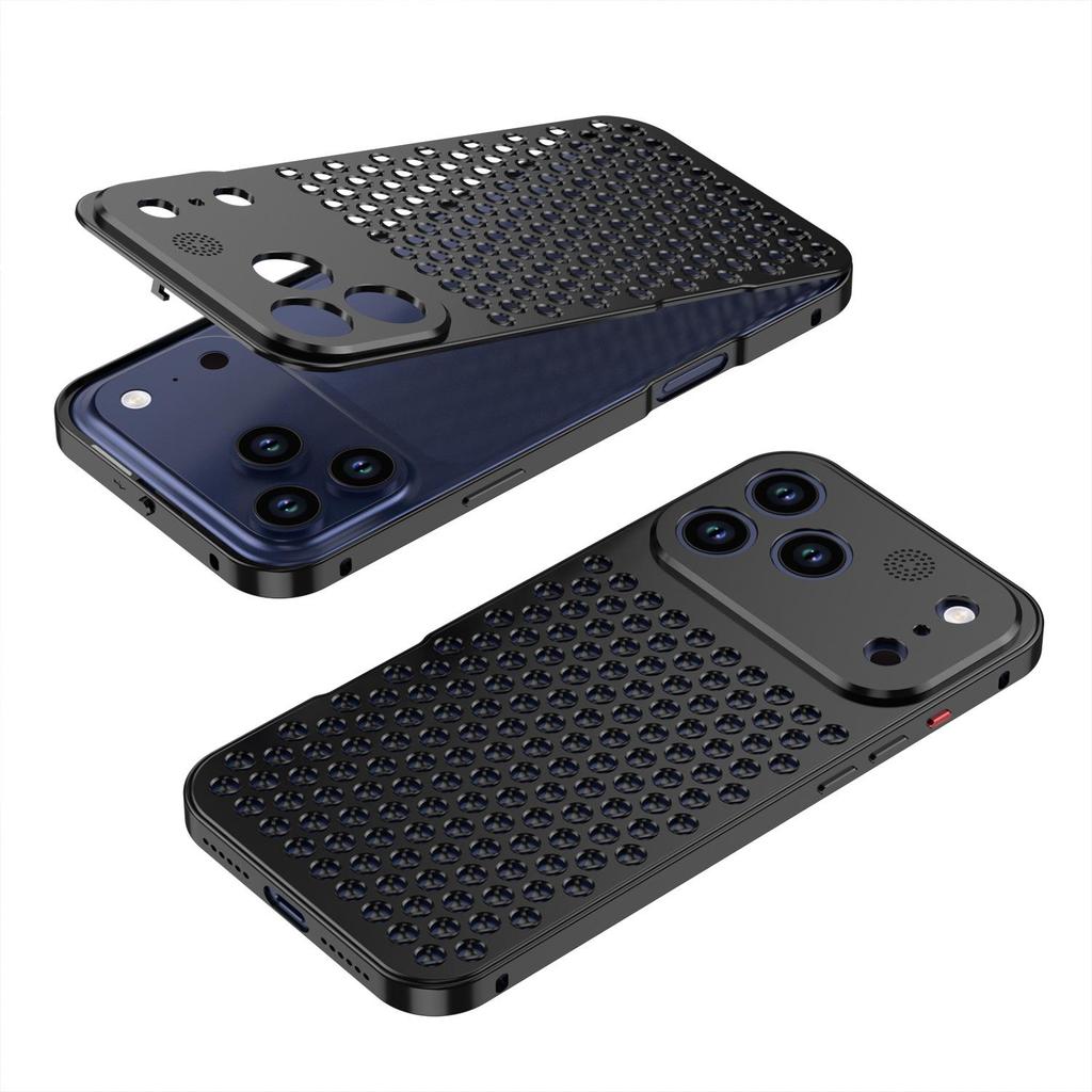 Cross-border Compatible Aroma Cooling Aluminum iPhone Case for 14/15/16/17 Pro Max