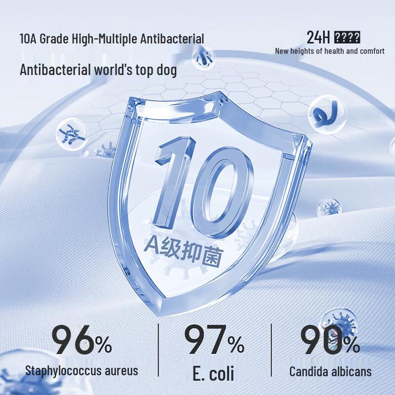 Langsha Men's Pure Cotton Antibacterial Boxer Briefs