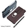 Mit Stifthalter Magnetische Panzerhülle für Samsung Galaxy Z Fold 6 4 5 3 2 Autohalter Ring Schiebekamera 360 Vollschutz Ständerhülle