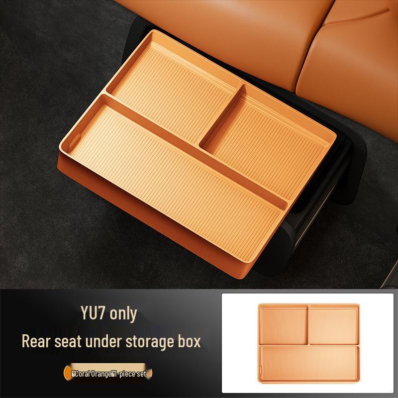 Rear Seat Under Storage Box Organizer for 25 YU7 Models - Car Interior Accessory