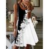 Women Summer Floral Print Dress Elegant Casual To Dressy Outfit Cute Dress Stylish Streetwear Y2k Ladies Clothes