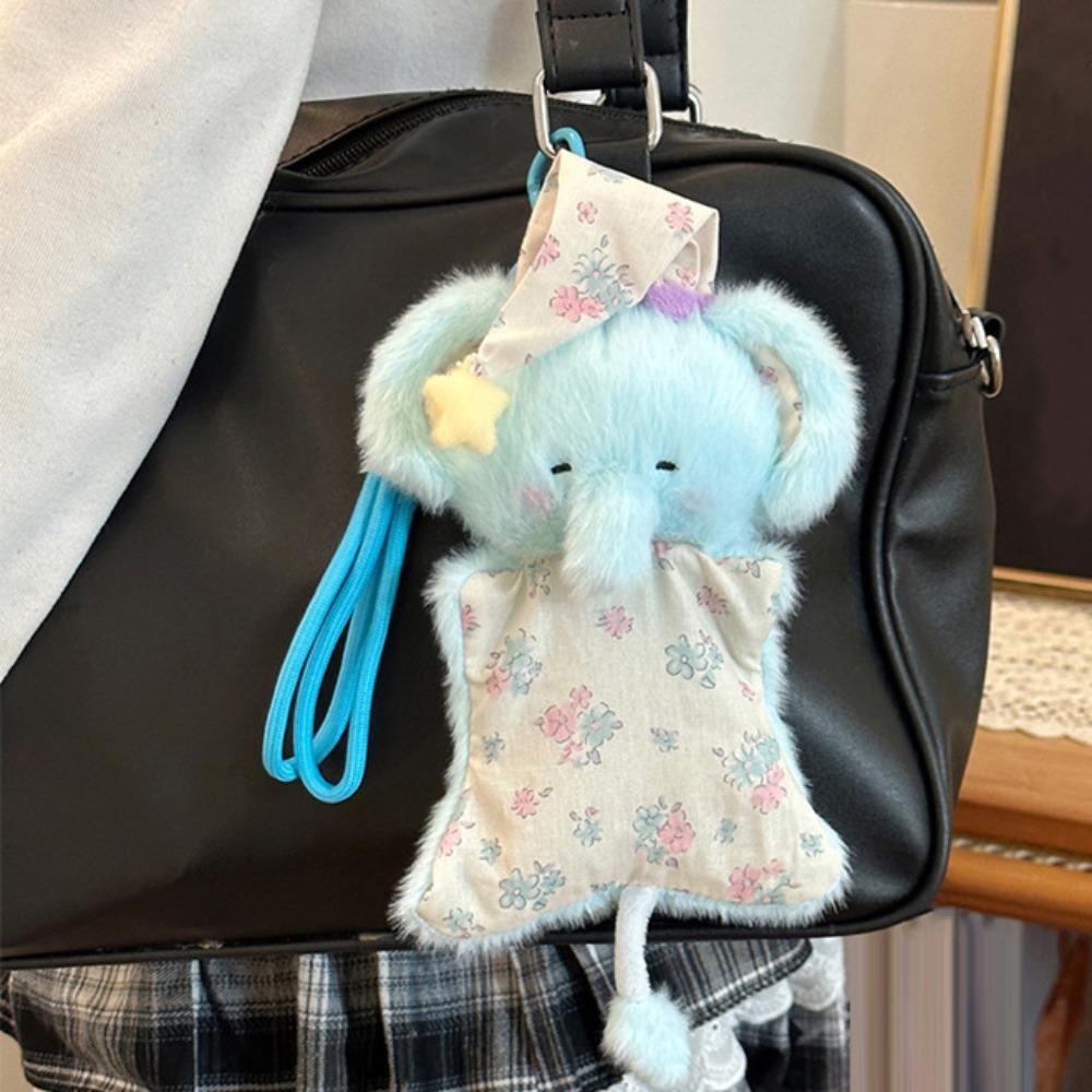 

Soft Plush Seal Pendants Simulation Plush Doll Keychain Elephant Puppet Pendant Birthday Gift style 3