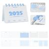 Spiral 2025 Desk Calendar Standing Flip Agenda Organizer Learning Plan Desk Calendar  Home Office