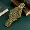 Blingbling Waist Belt Stylish Carved Floral Waist Chain Belt Elaborate Chain Belly Chain for Wedding Waistband
