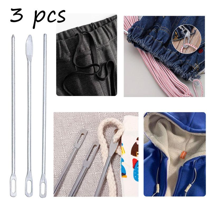 

3pcs Sewing and Threading Leather Needle Set Leather Crafts Sewing Needle Shoe Repair Needle Leather Hand Stitch Sharp Tool for Embroidery Stitching