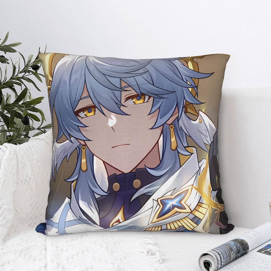 Honkai Star Rail Pillow Case  Comfy Pillow Cover For Living Room Sofa Cute Funny Pillowcases