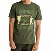 Printed Teenagers Round Neck tshirt Streetwear Warning May Spontaneously Start Talking About Backpacking Classic For Unisex