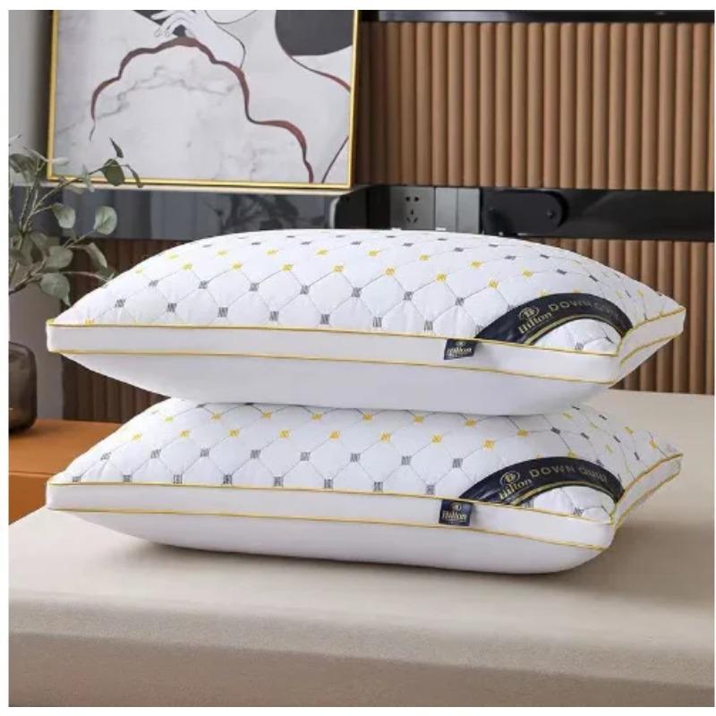 High Quality Pillow Feather Velvet High Rebound Pillow Core for Household Adult Single Neck Protection  To Aid Sleep Pillow Core