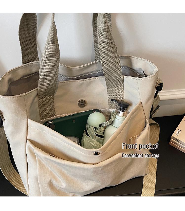 Spring 2026: Trendy Large-Capacity Lightweight Shoulder Bag - Simple, Stylish, Casual Handbag