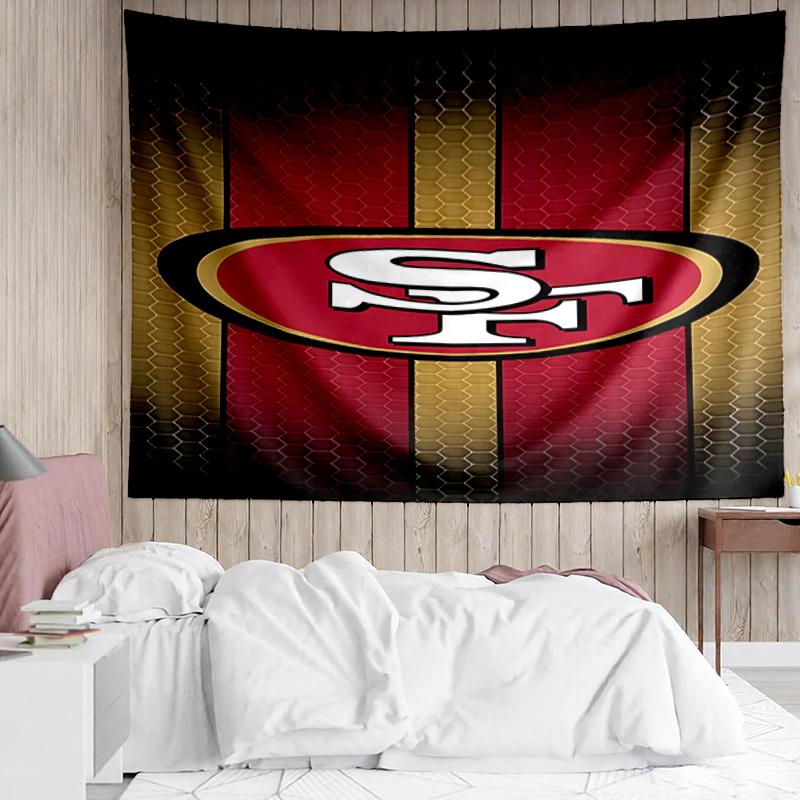 1PC Faithful 49ers football Quick-Dry Tapestry, Unique Design Tapestry, Suitable for Bedroom,Livingroom, Playroom,Heartwarming Holiday Gifts