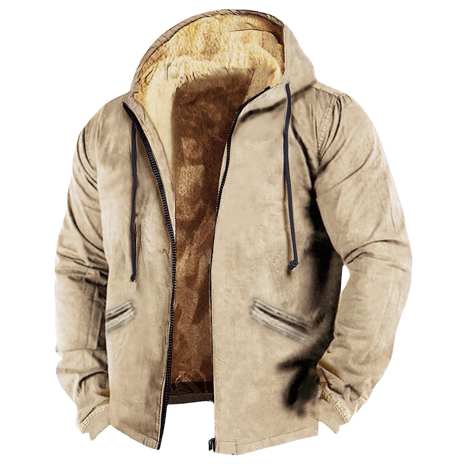 Men s Color Jacket Men s Spring And Casual Trend Zipper Hooded Jacket XXXXXXXL