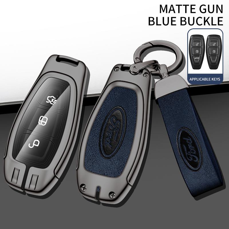 New Style Car Full Cover Smart Remote Key Case Shell For Ford Focus 3 4 ST Mondeo MK3 MK4 Fiesta Fusion Kuga 2013 2014 2015 2017