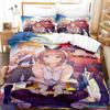 Kawaii Atelier Ryza Bettwäscheset Einzelbett Twin Full Queen King Size Bettset Erwachsene Kind Schlafzimmer Bettbezugsets Mädchen Anime Bett