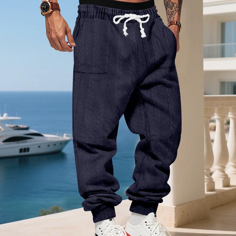 2026 New Autumn and Winter Loose Sports Casual Trousers S темно-синий