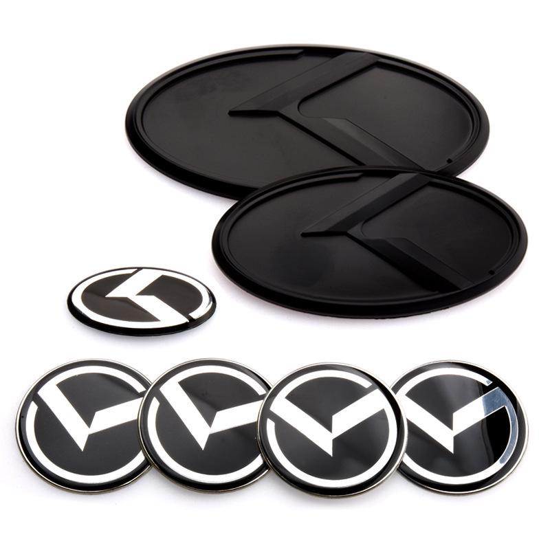 Kia Modified Car Logo K Sticker Set - 7 Pieces