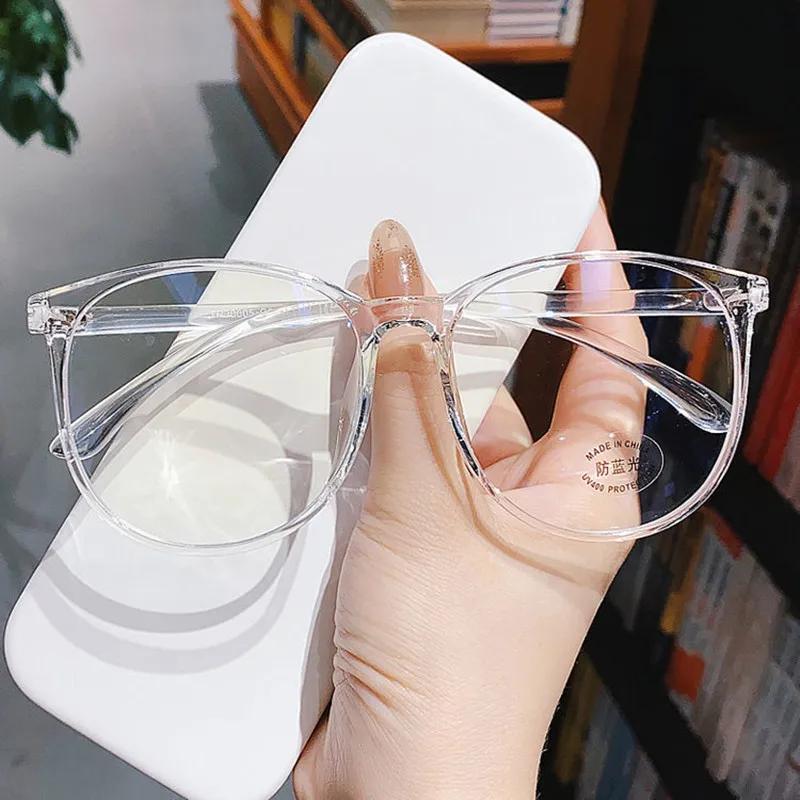 Anti Blue Light Glasses Male Female Eyeglass Frame Student Fashion Bare Flat Lenses Eyeglasses Frames Unisex Clear Glasses