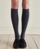 LOEIL Soft Plain Knee Socks - 3 Colors