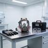 Respirator Mask With Liquid Silicone Filter System For Chemical Fire Rescue And Biochemical Protection