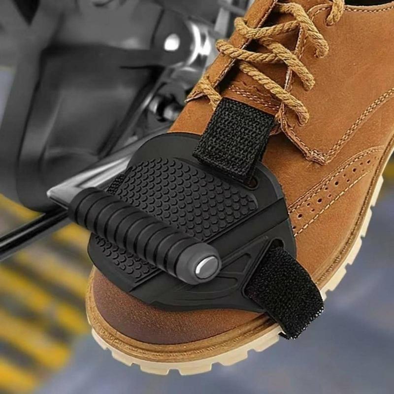 Motorcycle Gear Shoe Protector Textured Motorcycle Shoe Protector Pad Boot Cover Reinforced Riding Gear Scratch Protection
