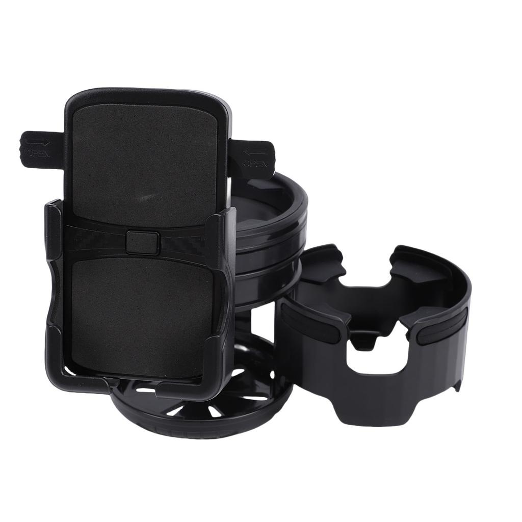 Kinderwagenbecherhalter mit Handyhalter 360-Grad-Drehung Faltbarer Kinderwagen-Flaschenhalter für Fahrrad