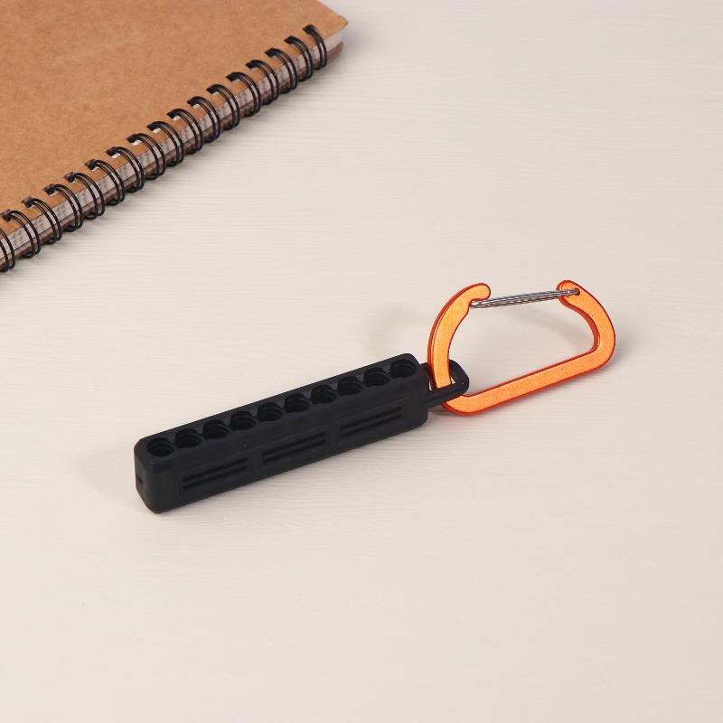 Portable 10 Holes Storage Case Organizer Screw Driver Head Drill Bits Stand Case Tools Hex Shank Screwdriver Bit Holder