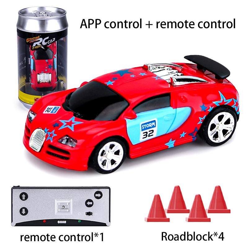 Non-Toxic Rc Racing Car Mini 1/58 Can Vehicle App Remote Controlled Cars Trucks Electric Drift Rc Model Radio Contol Child Toy Children Gift