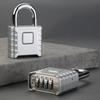 Heavy Duty Weatherproof Lock 4 Code Combination Lock Metal Lock for Outdoor Use