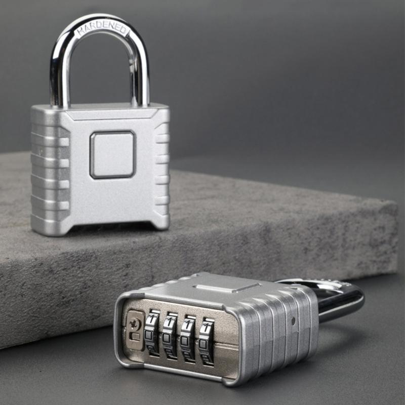 Heavy Duty Weatherproof Lock 4 Code Combination Lock Metal Lock for Outdoor Use