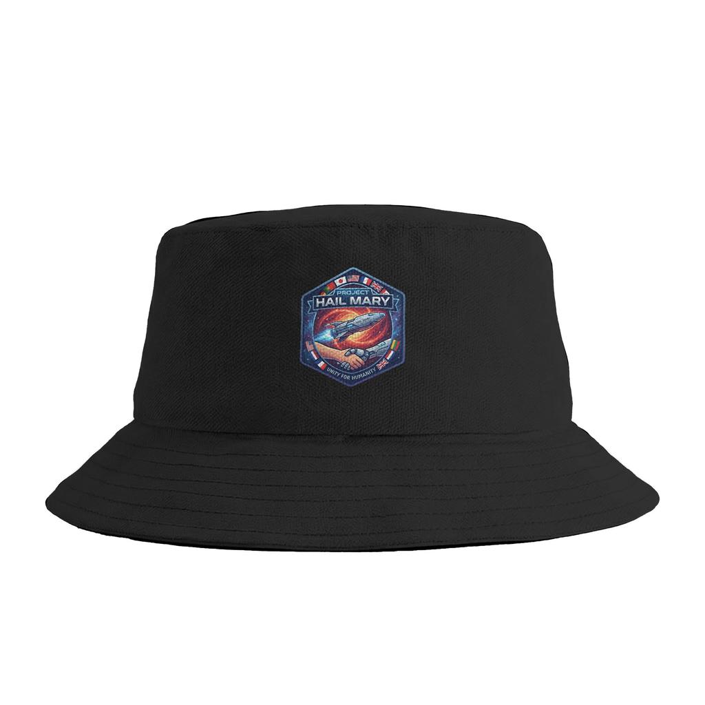 Couple Project Hail Mary () Bucket Hat Foldable FisherUnisex Hats Summer Retro Fishing Caps Street Style Design Sun Hat