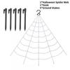 Halloween Giant Decoration Spider Web Party Outdoor Props Accessories Decor