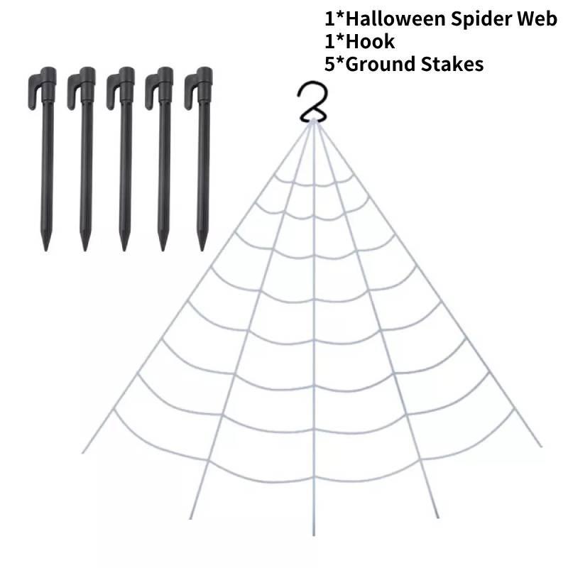 Halloween Giant Decoration Spider Web Party Outdoor Props Accessories Decor