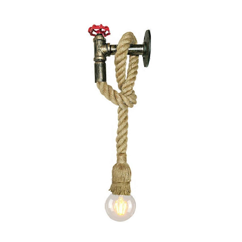 Wanddekoration WandleuchtenKreative Hanfseil Wandlampe Retro Wasser