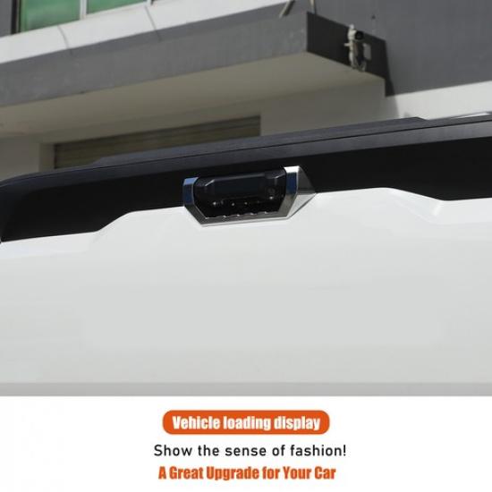 ABS Silver Exterior Outer Tailgate Handle Trim Cover for Toyota Tundra +