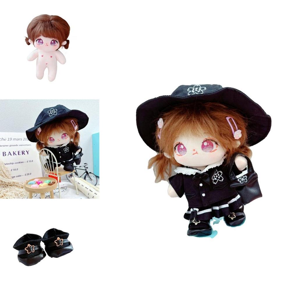 20cm Cotton Doll Plush Toy With Interchangeable Outfits For Youth Formula Commuting Uniform Set
