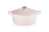 Cast Iron Enameled Pot Cocotte Ronde 22 Cm Shell Pink Induction Oven Safe