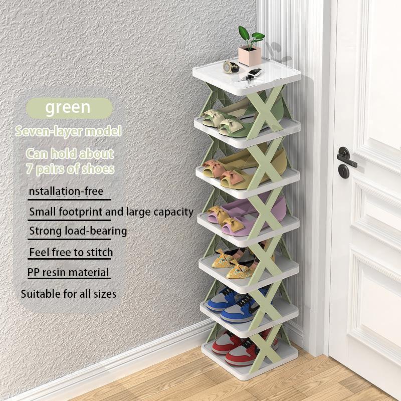 Multi-layer Shoes Racks Detachable Shoe Racks Stackable Removable Space Saving Multi-functional Slippers Holder Organizer