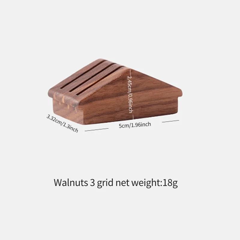 Kaffeefilter-Siebhalter, Netzsieb, Barista-Kaffeezubereitungs-Pucksieb für Espressomaschinenhalter, Walnuss, wiederverwendbar, 58 mm