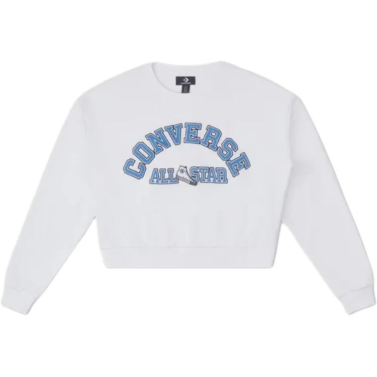 Converse Sweatshirt Women s White 10026777-A02 L