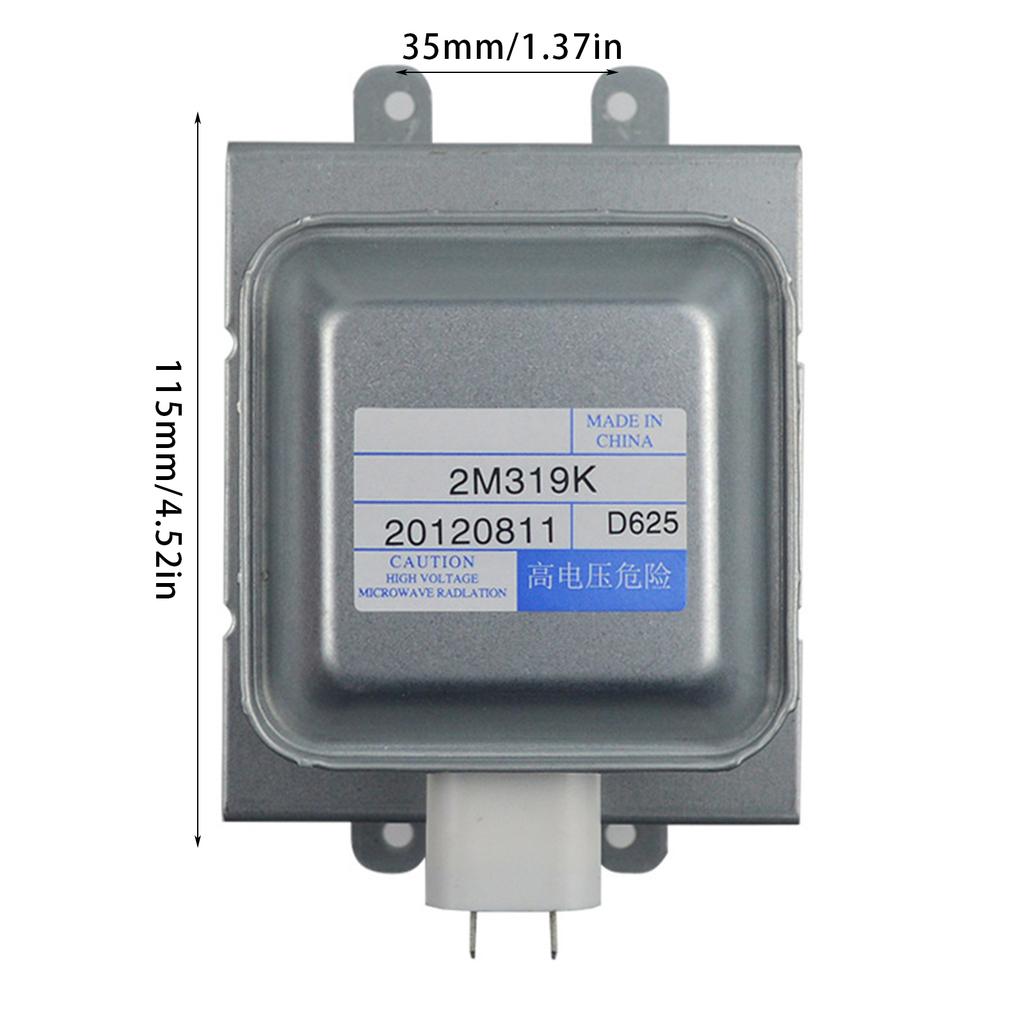 Microwave Oven Magnetron Tube 2M319K Microwave Part Kitchen Appliances Part Microwave Oven Tube Metal Texture for Oven