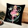 CCardcaptor SSakura Cushion Cover Soft Short Plush Pillow Cover Smooth Cozy Texture Aesthetic Cushion Case Home Decor