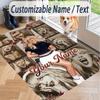 Custom Text Sabrina Carpenter Pattern Floor Rug Soft Indoor Carpet Mat Living Room Bedroom