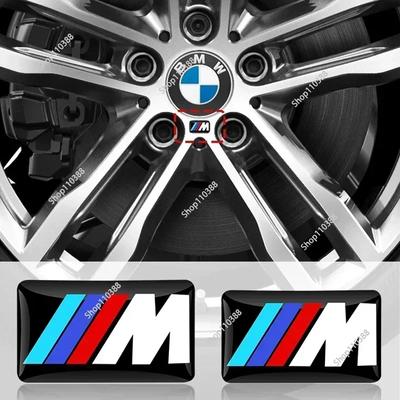 Emblema Mpower Mtech Insígnia Roda Adesivo Carro Para BMW E90 E60 F30 F10 G01 G20 G30 E84 F48 F39 F25 G01 F15 G05 Tampa de Decoração