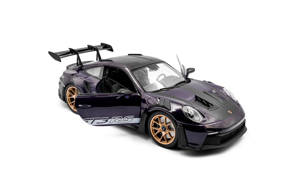 SOLIDO Porsche 911 GT3 RS Weissach Package 2024 Finished Model S1812103 1/18 (992) (Purple)